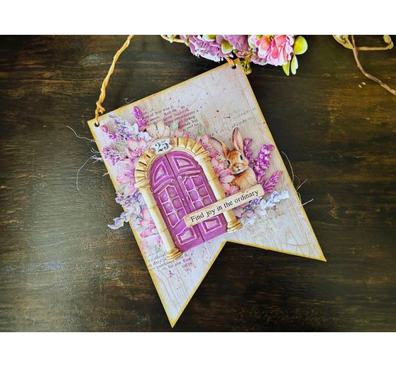 Bloc de papier scrapbooking « Lavender »