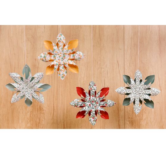 Assortiment de bandes de papier pour 6 étoiles décoratives