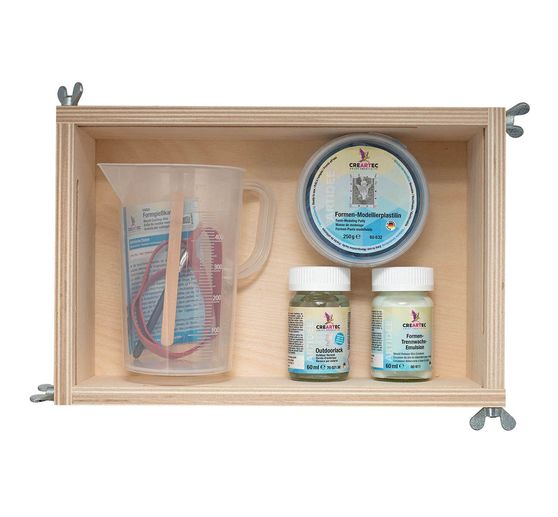 Kit de fabrication de moules « Vario » avec caisse de moulage