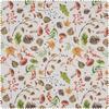 Motif fabric linen look "Autumn magic"