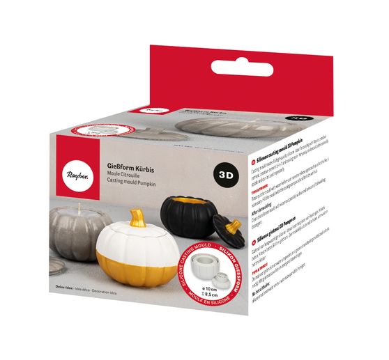 Moule en silicone « Citrouille 3D »