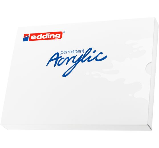 Marqueurs acrylique edding « Permanent Acrylic – Basic », set de 12