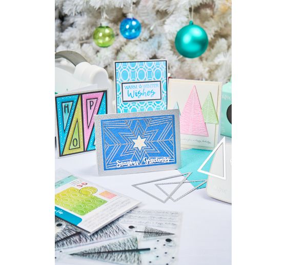 Sizzix Gabarit d'embossage 3D "Cosmopolitan - Golden Rings by Stacey Park"