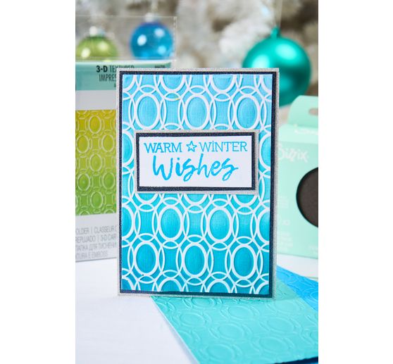 Sizzix Gabarit d'embossage 3D "Cosmopolitan - Golden Rings by Stacey Park"