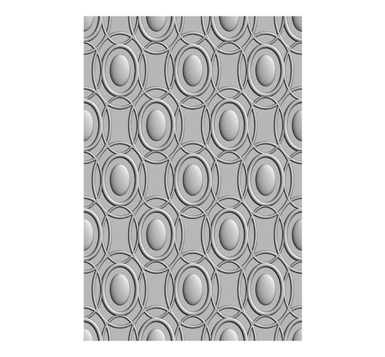 Sizzix Gabarit d'embossage 3D "Cosmopolitan - Golden Rings by Stacey Park"