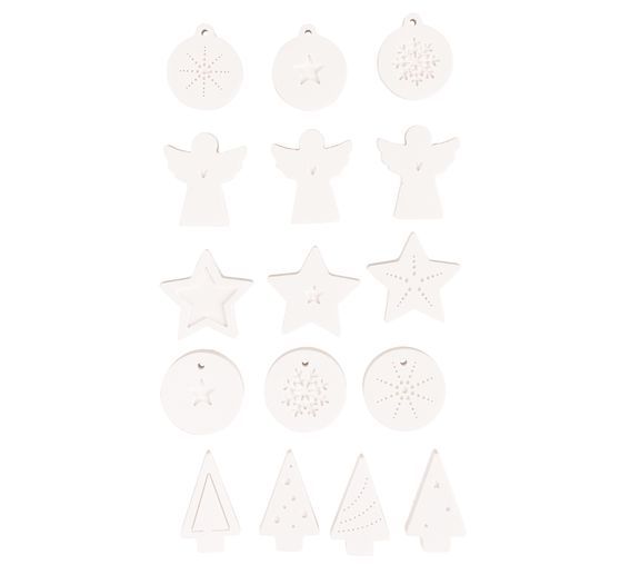 Silicone casting mould "Mini decorative moulds X-Mas"
