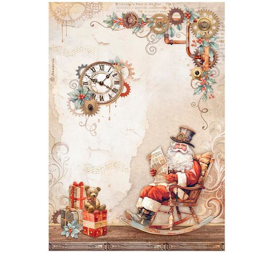 Motiv-Strohseiden Sortiment "Gear up for Christmas"