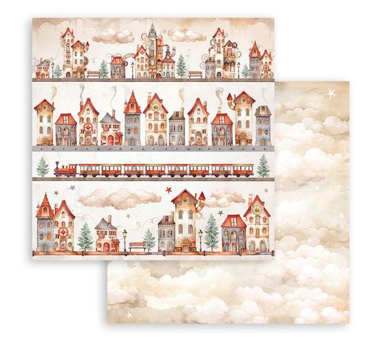 Bloc de scrapbooking "Gear up for Christmas Backgrounds"