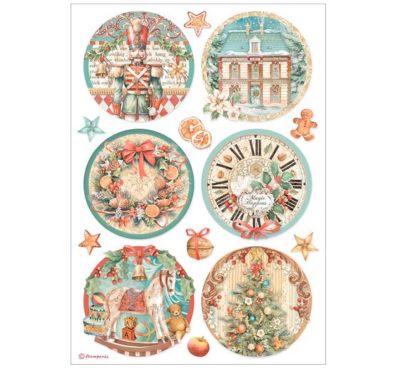 Assortiment de soies de paille à motifs « The Nutcracker »