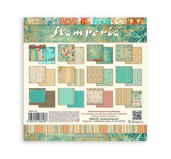 Bloc de papier scrapbooking « The Nutcracker Backgrounds »