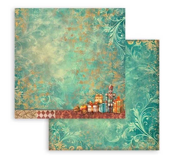 Bloc de papier scrapbooking « The Nutcracker Backgrounds »