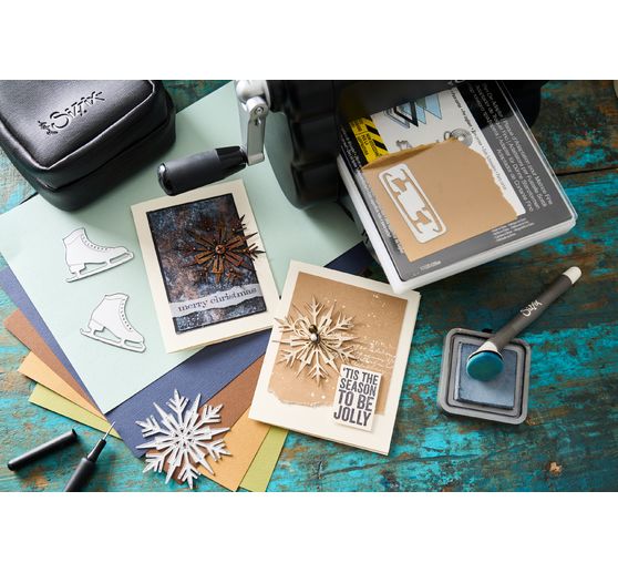 Sizzix Thinlits gabarit d'estampe "Vault Winter Wishes by Tim Holtz"