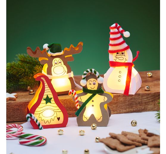 VBS Bastelset "Beleuchtete Papierfiguren"