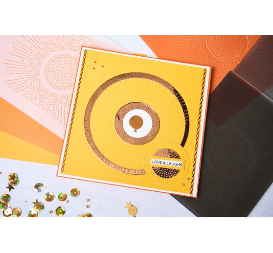Sizzix Gabarit d'embossage 3D "Cosmopolitan - Shine Bright by Stacey Park"