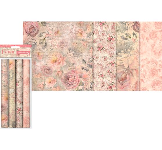 Assortiment de tissus « Shabby Rose »
