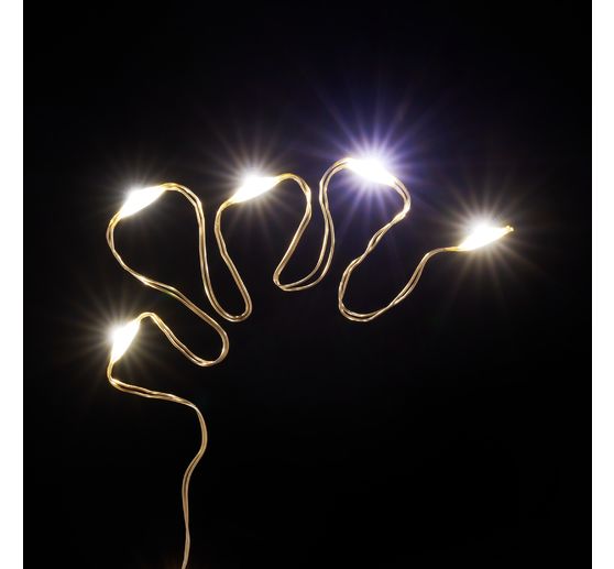 Micro-LED-Lichterkette mit Timer 6/18Std., 40 LEDs