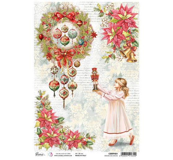 Soie de paille à motifs « Nutcracker – Dreams and Wishes »