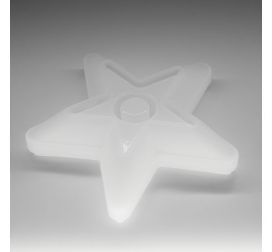 Moule en silicone « Bougeoir étoile »