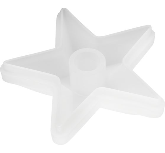 Moule en silicone « Bougeoir étoile »