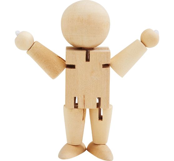 Figurines articulées, H 8 cm