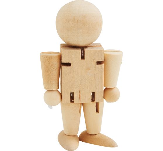 Figurines articulées, H 8 cm