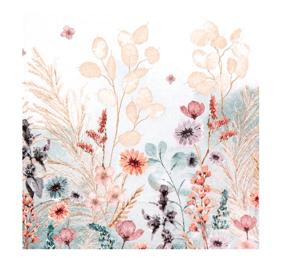 Serviette « Flowers Natural »