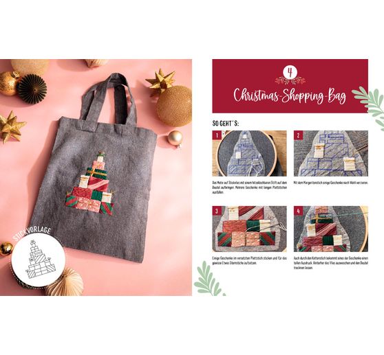 Livre « Mein Adventskalender-Buch - Stickzauber »