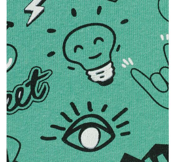 Tissu sweat « Be Cool »
