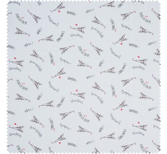 Tissu coton « Paris » enduction acrylique