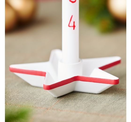 Moule en silicone « Bougeoir étoile »