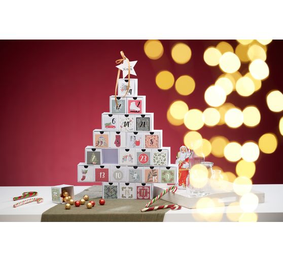 Stickers chiffres de l'Avent « Christmas Time »