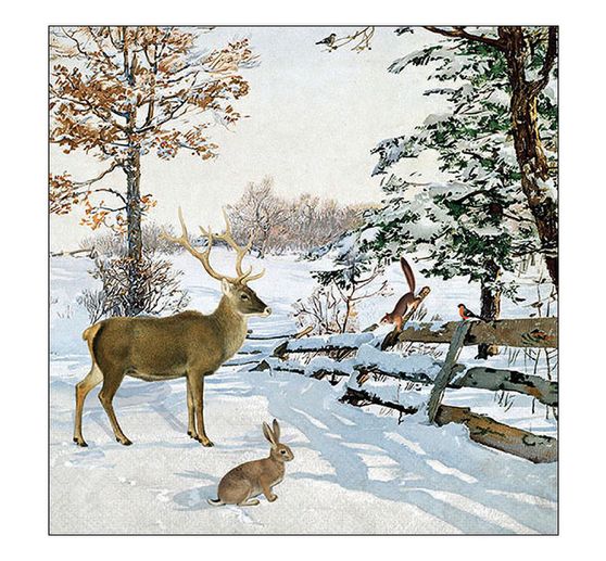Napkin "Winter Talk"