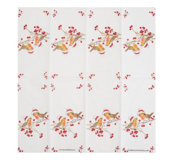 Papiertaschentücher "X-Mas Robin"