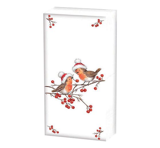 Mouchoirs en papier « X-Mas Robin »