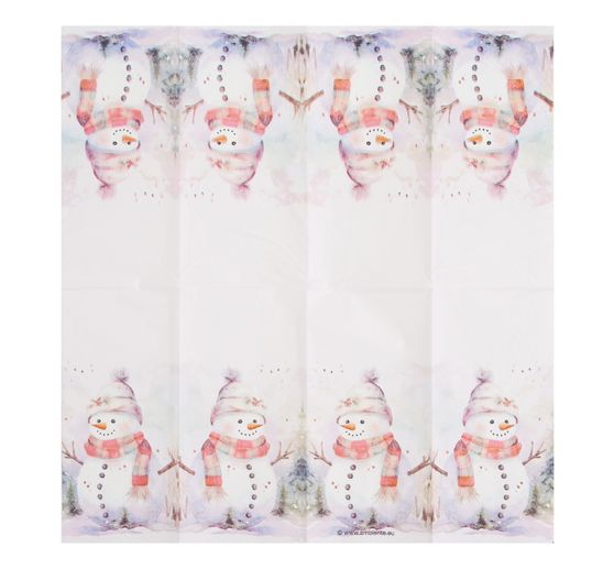 Paper handkerchiefs "Snowman"