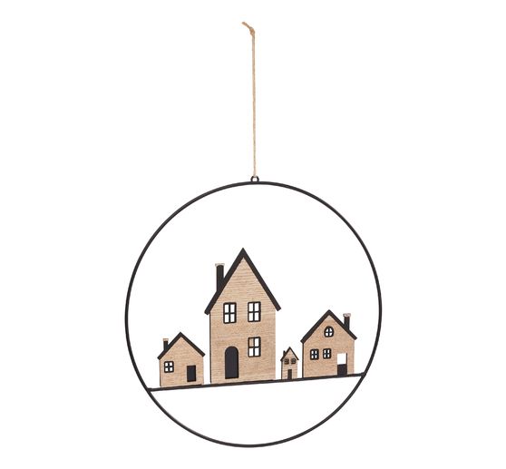 VBS Decorative ring "Houses wreath"