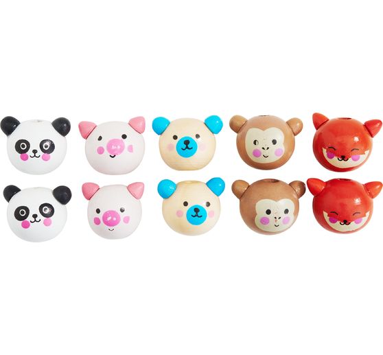 Têtes en bois VBS « Smart Animals »