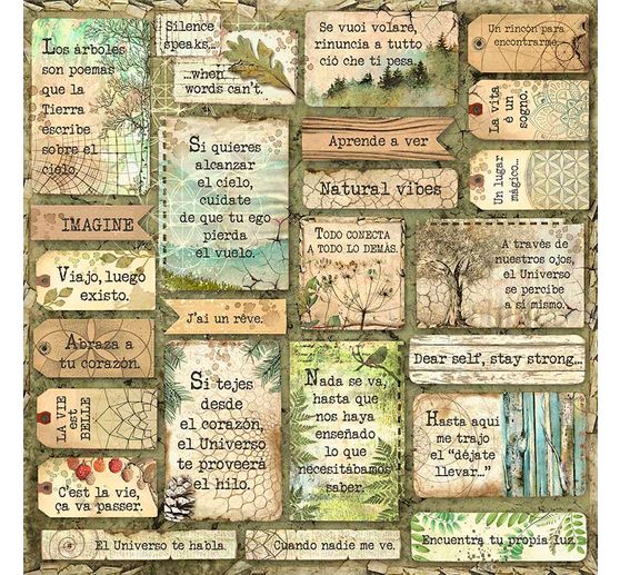 Maxi bloc de papier scrapbooking « Forest »