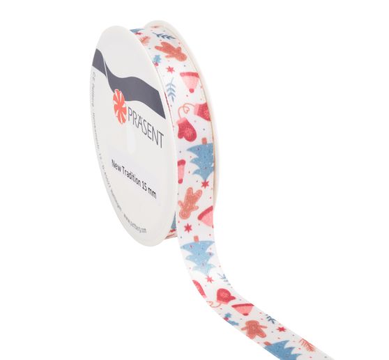 Satin ribbon "Winter Wonderland"
