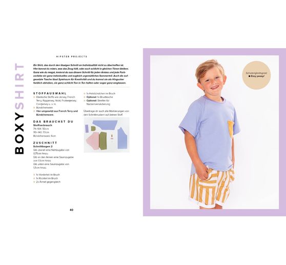 Book "Little Hipster: Kinderkleidung nähen. Frech, wild, wunderbar!"