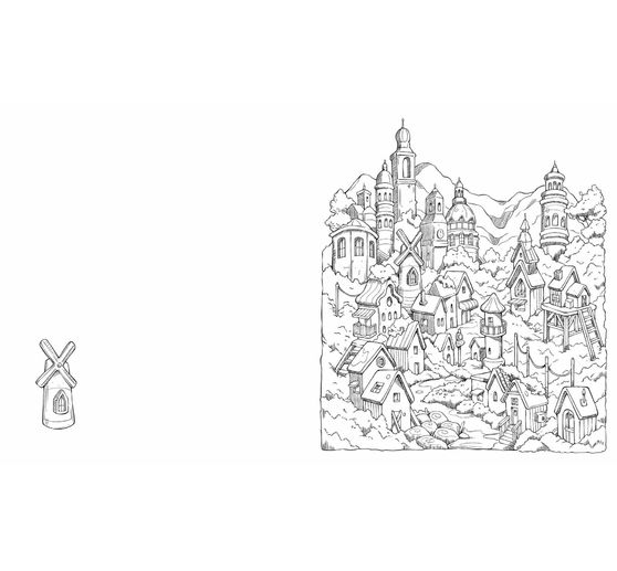 Livre « Meine Ausmalwelt: Wald und Natur »