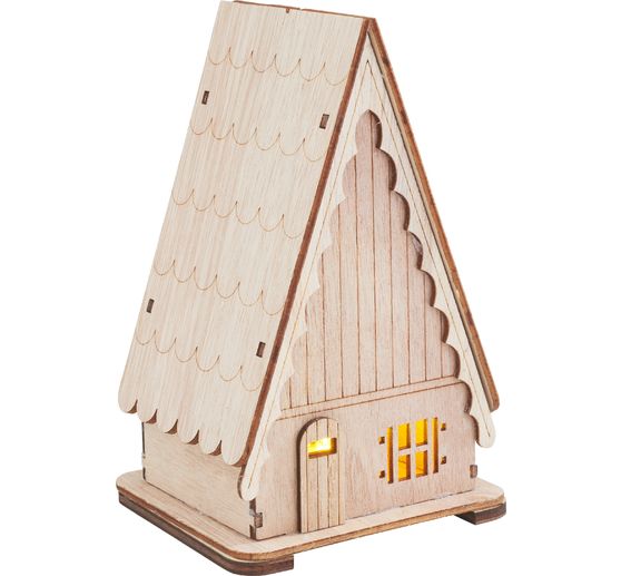 VBS Holzbausatz "Dachhaus", inkl. LED