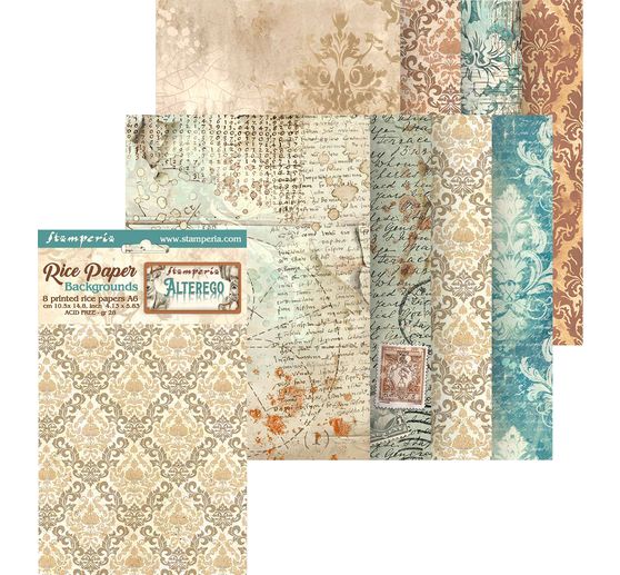 Motif straw silk backgrounds "Alterego"