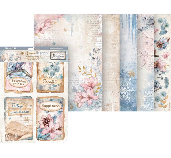Motif straw silk assortment "Dewdrops"