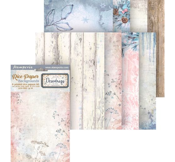 Motif straw silk backgrounds "Dewdrops"