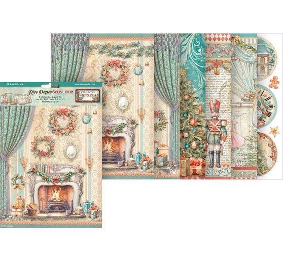 Assortiment de soies de paille à motifs « The Nutcracker »