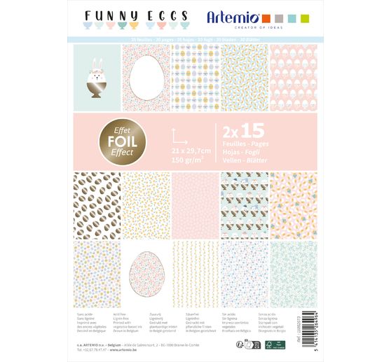 Paper block "Funny Eggs"