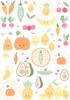 Rub On Transfer paper "Vitamine"