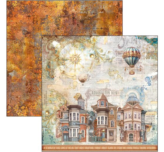 Papier de scrapbooking "Esprit de Voyage"