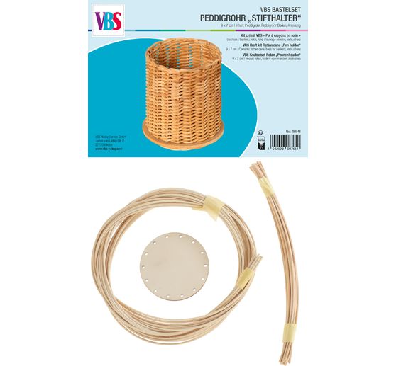 VBS Craft kit Rattan cane "Pen holder"